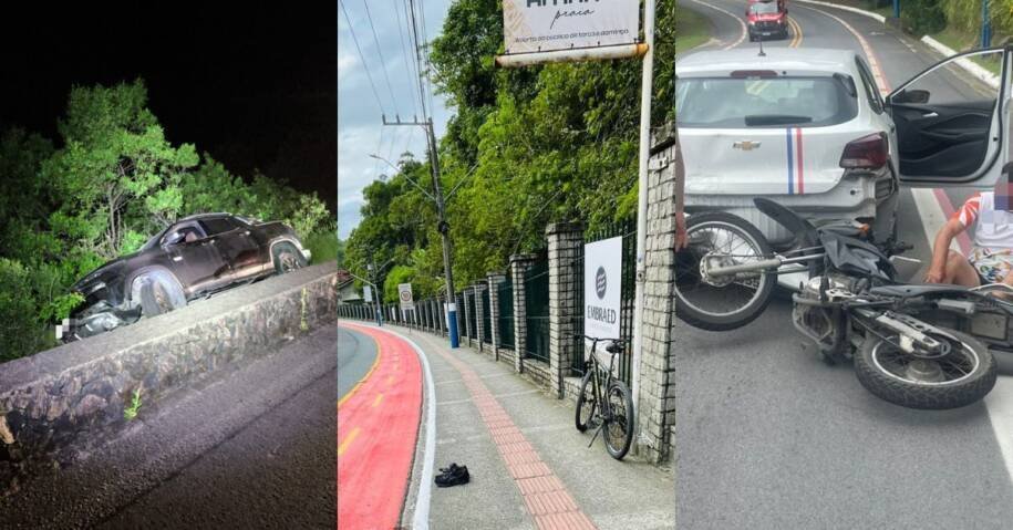 Balneário Camboriú registra ciclista gravemente ferido e fiscalizações intensas