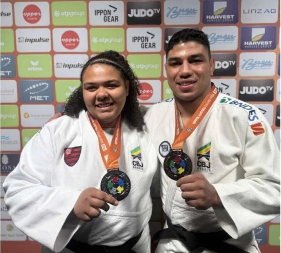 Brasil encerra Grand Prix de judô na Áustria com 6 pódios e medalhas