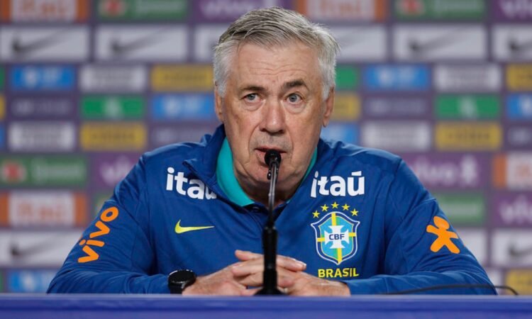 Carlo Ancelotti define convocação da Seleção Brasileira e Neymar corre risco