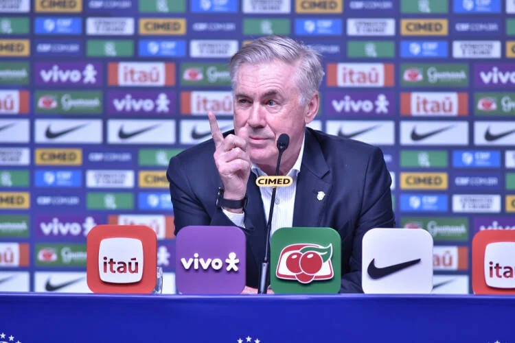 Carlo Ancelotti revela convocação da Seleção Brasileira e gera expectativa para Copa