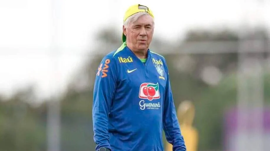 Carlos Ancelotti enfrenta dilemas na Seleção Brasileira a 100 dias da Copa do Mundo