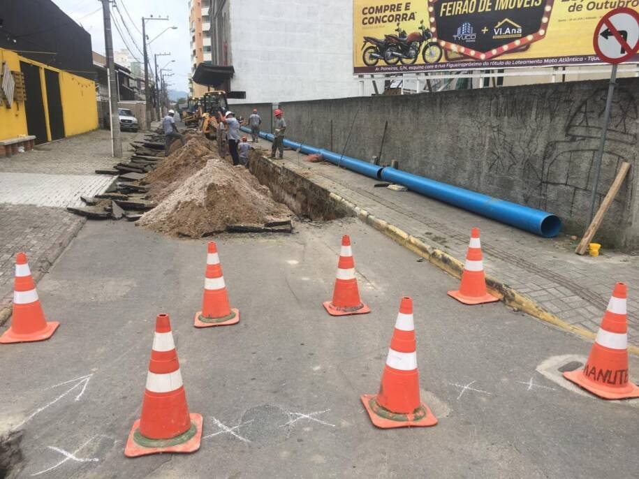 Conasa Águas de Itapema anuncia interdição total de vias para obras de esgoto