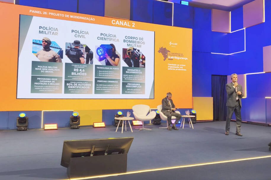 Coronel Flávio Graff apresenta Santa Catarina como modelo em segurança pública