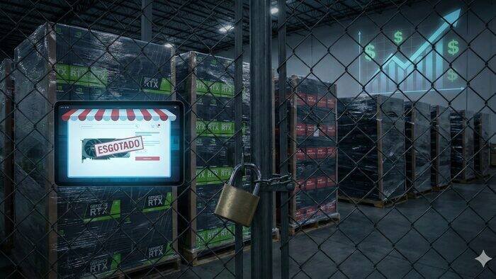 Crise de hardware em 2026: Distribuidores seguram estoque e aumentam preços