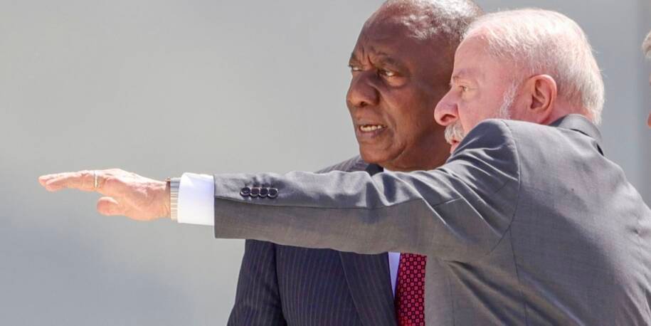 Cyril Ramaphosa busca ampliar comércio e parcerias com Brasil em visita de Estado
