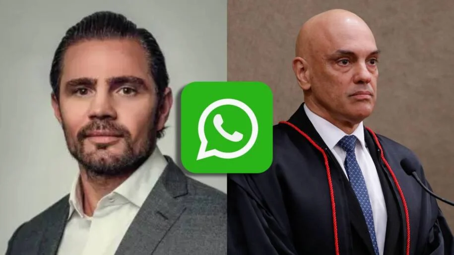 Daniel Vorcaro e Alexandre de Moraes expõem esquema secreto no WhatsApp