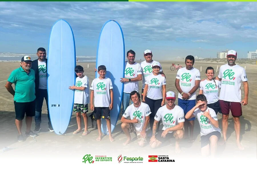Fesporte e Jeferson Batista impulsionam inclusão com projeto de surf em Rincão