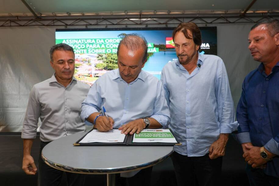 Governador Jorginho Mello anuncia investimento de R$ 25 milhões na nova ponte