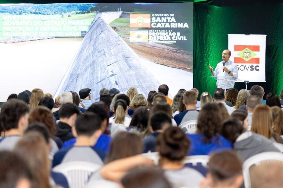 Governador Jorginho Mello libera R$ 215 milhões para Taió e prevenção de enchentes