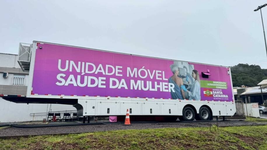 Governo de SC inicia atendimentos com Carreta da Saúde da Mulher em Concórdia