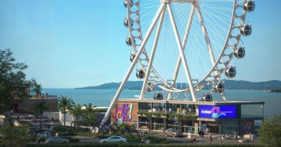 Itapema avança com montagem da roda-gigante It!Wheel e promete atração incrível