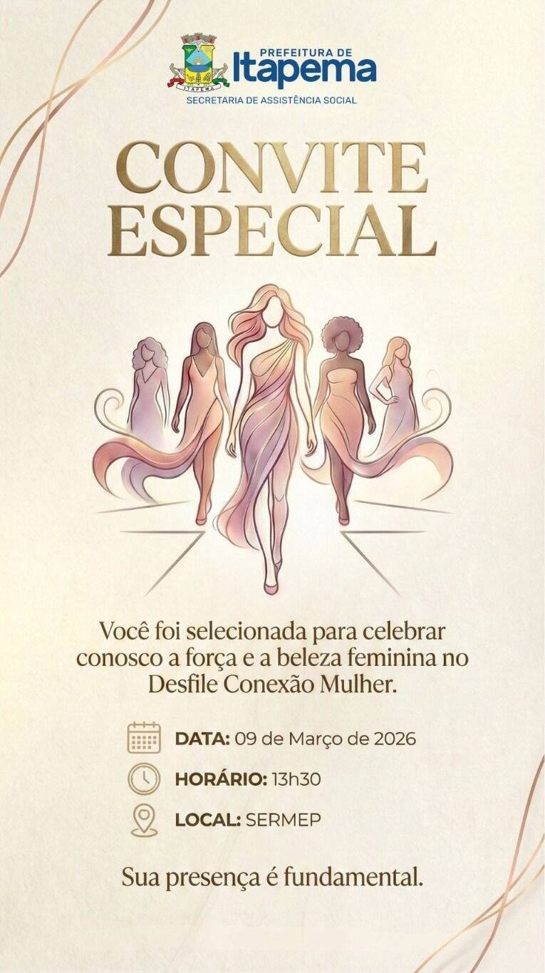 Itapema promove Conexão Mulher com desfile e atividades em homenagem ao Dia da Mulher