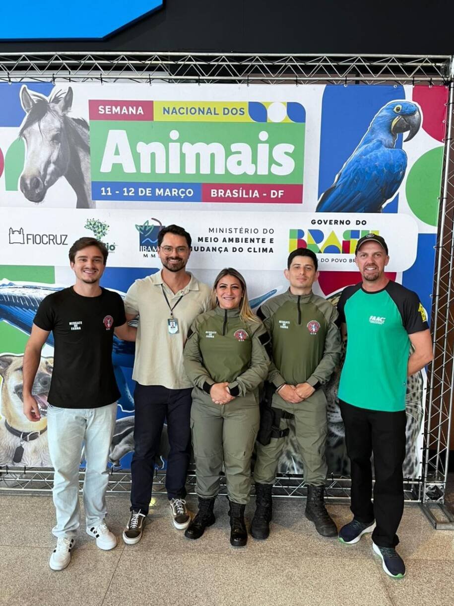 Itapema representa a proteção animal em Brasília durante Semana Nacional dos Animais