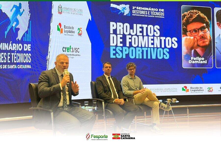 Jeferson Batista revela R$ 165 milhões para esporte em SC e novas iniciativas