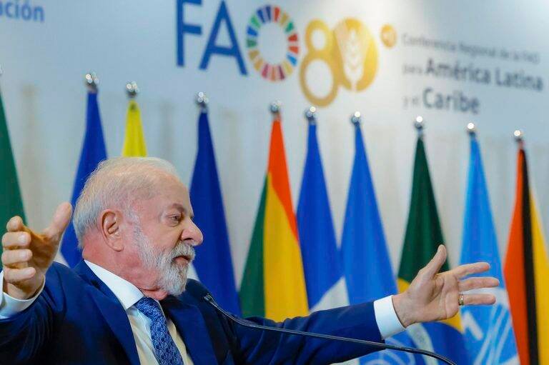 Lula afirma que Brasil é exemplo na luta contra a fome na FAO em Brasília