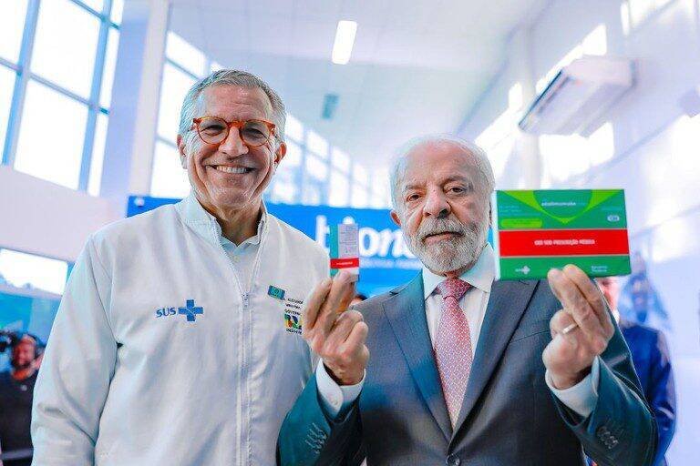 Lula destaca investimento de R$ 5,6 bilhões em medicamentos durante visita à Bionovis