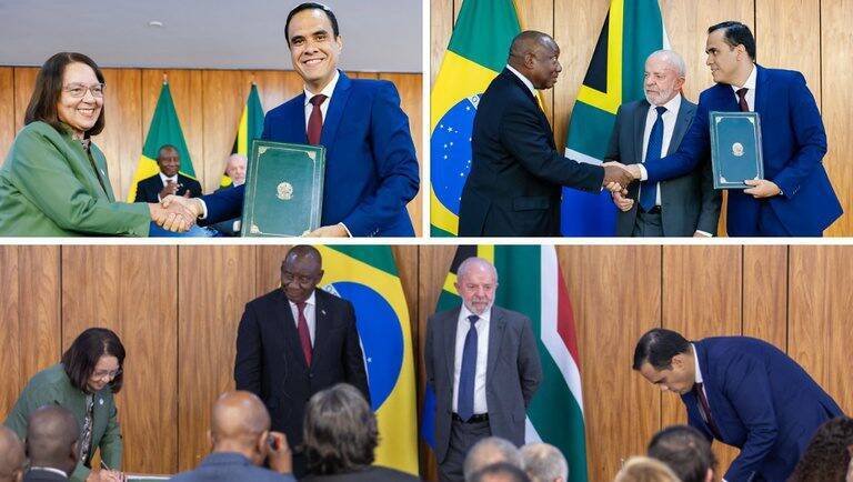 Lula e Cyril Ramaphosa assinam plano para fortalecer turismo entre Brasil e África do Sul