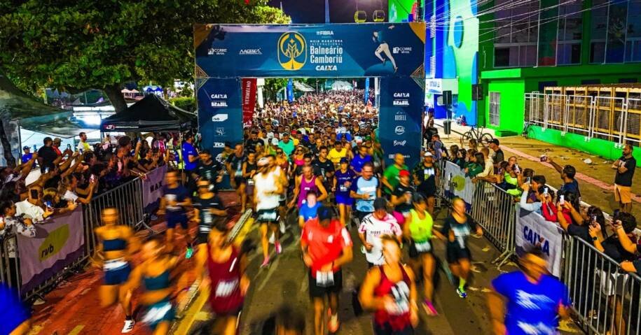 Meia Maratona de Balneário Camboriú atrai mais de 3 mil atletas e inova com revezamento