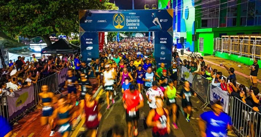 Meia Maratona de Balneário Camboriú atrai mais de 3 mil atletas e inova com revezamento