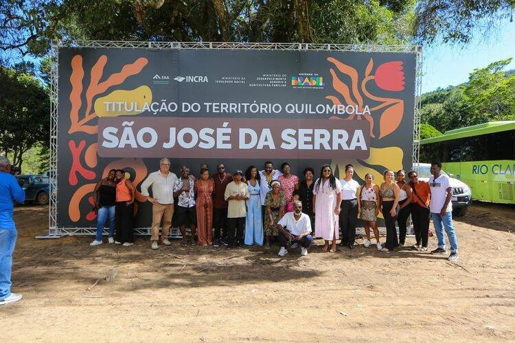 Ministério do Desenvolvimento Agrário titula terras da Comunidade Quilombola no RJ