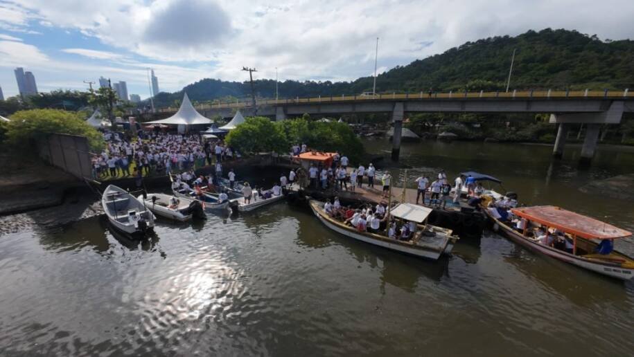 Prefeita Juliana Pavan sanciona lei e mobiliza mais de mil voluntários em ação pelo Rio Camboriú