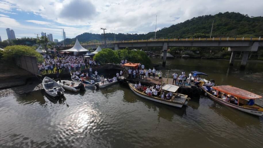 Prefeita Juliana Pavan sanciona lei e mobiliza mais de mil voluntários em ação pelo Rio Camboriú