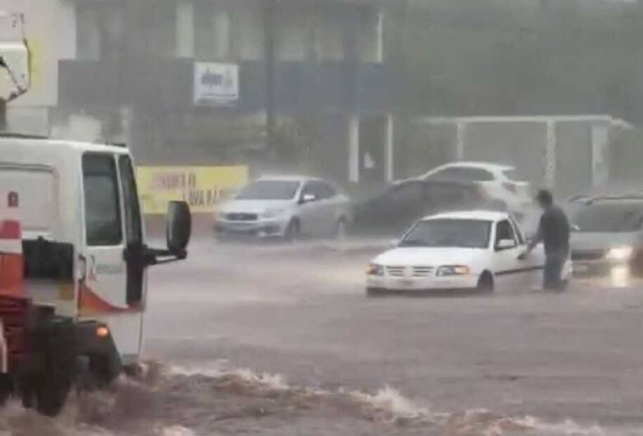Prefeito Marcos Calderan revela alagamentos em Maracaju após chuva histórica