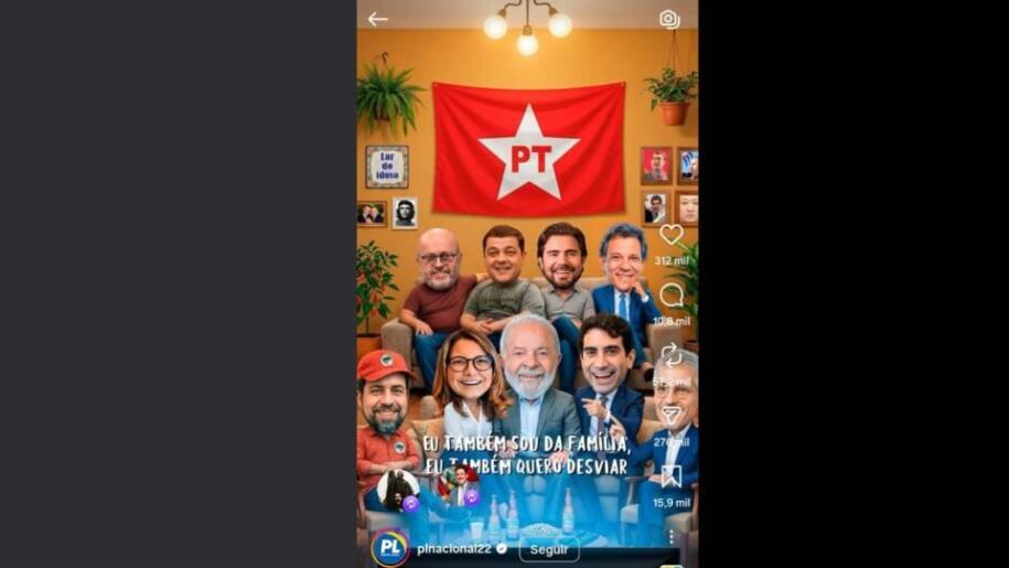 PT processa TSE após PL associar Lula a escândalos do Master e do INSS