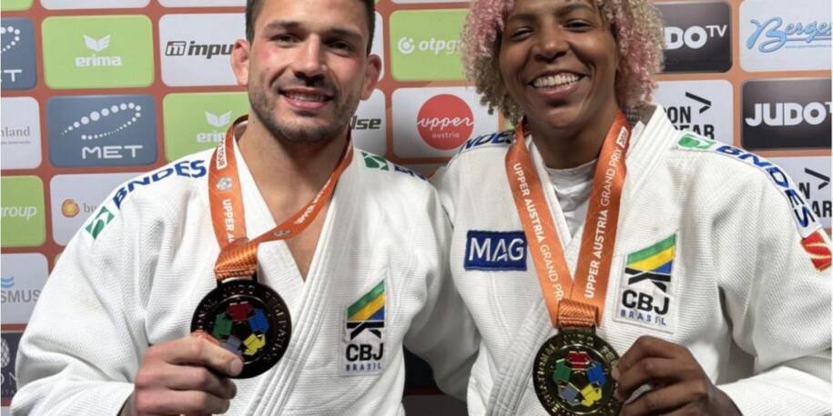 Rafaela Silva conquista ouro e Cargnin bronze no Grand Prix da Áustria