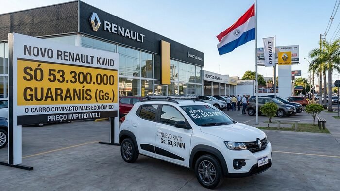 Renault Kwid: Importação do Paraguai gera custo final surpreendente para brasileiros