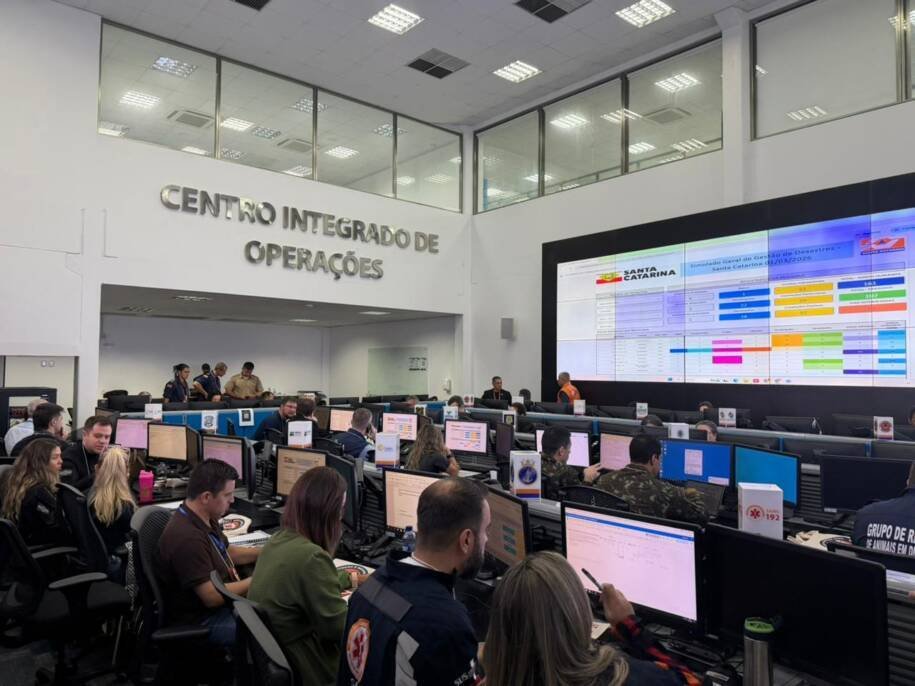 Secretaria de Proteção e Defesa Civil inicia simulado de desastres em SC e alerta geral