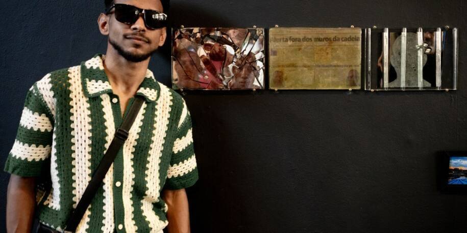 Wallace Costa e Larissa Rolando expõem arte sobre encarceramento no Rio de Janeiro