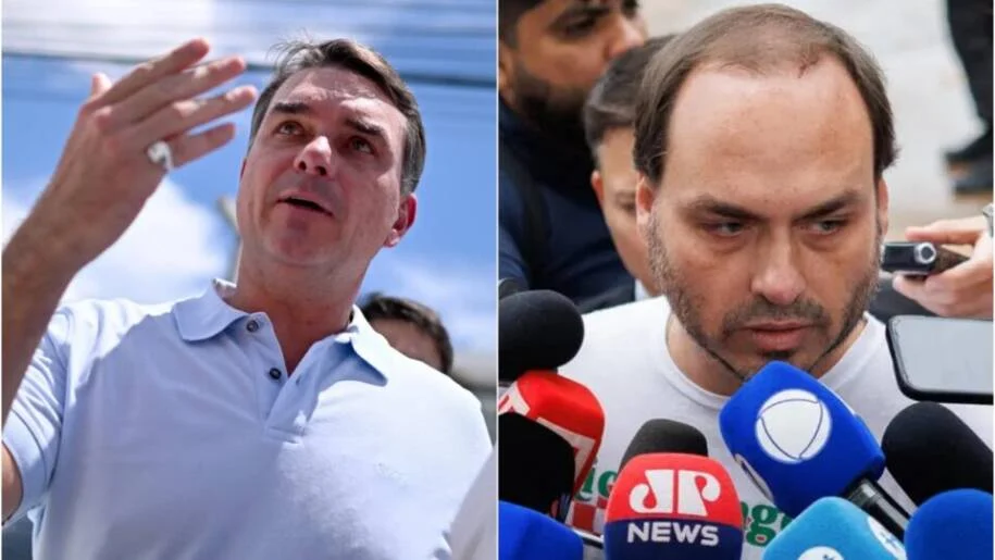 Carlos Bolsonaro confirma pré-candidatura ao Senado por SC e Flávio estará presente