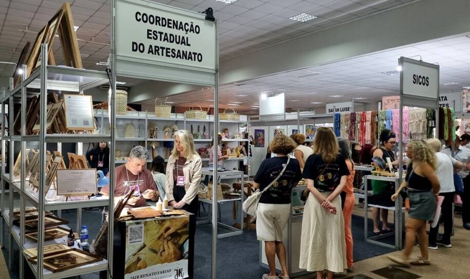 Coordenação Estadual do Artesanato de SC gera R$ 17.800 em vendas no Floripa Quilt
