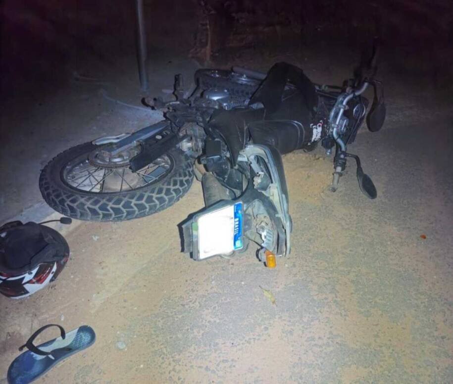 Coxim: Motociclista morre após fuga da polícia e queda em perseguição dramática