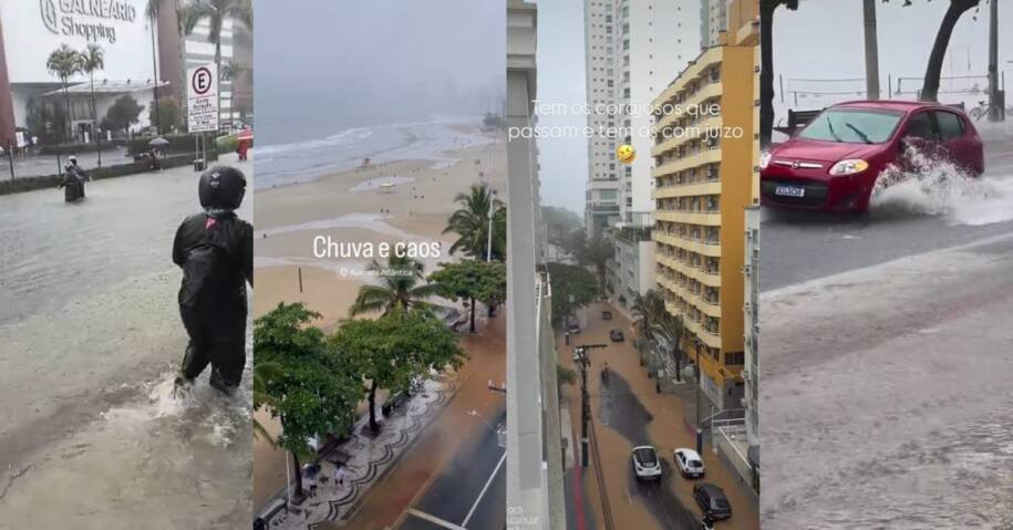 Defesa Civil de Balneário Camboriú alerta para alagamentos após 117 mm de chuva