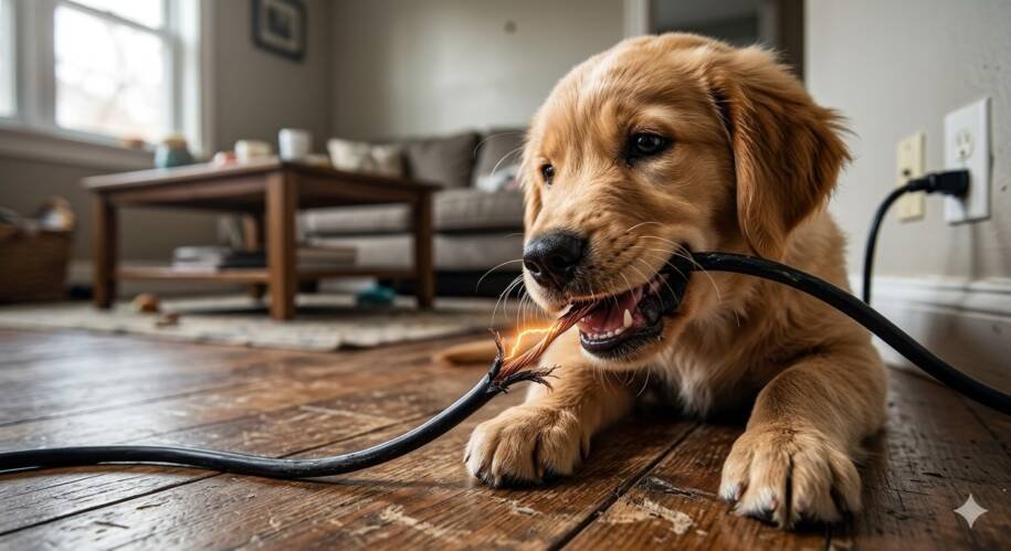 Dra. Geovana Evangelista Alves alerta para riscos de choques em pets em casa