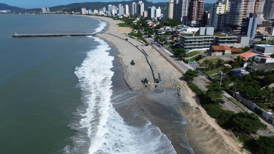 DTA Engenharia finaliza 1,9 km da Praia Central em Balneário Piçarras e gera expectativa