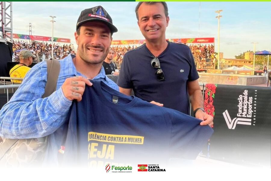 Fesporte reafirma apoio ao skate em Florianópolis e destaca Nicolas Falcão