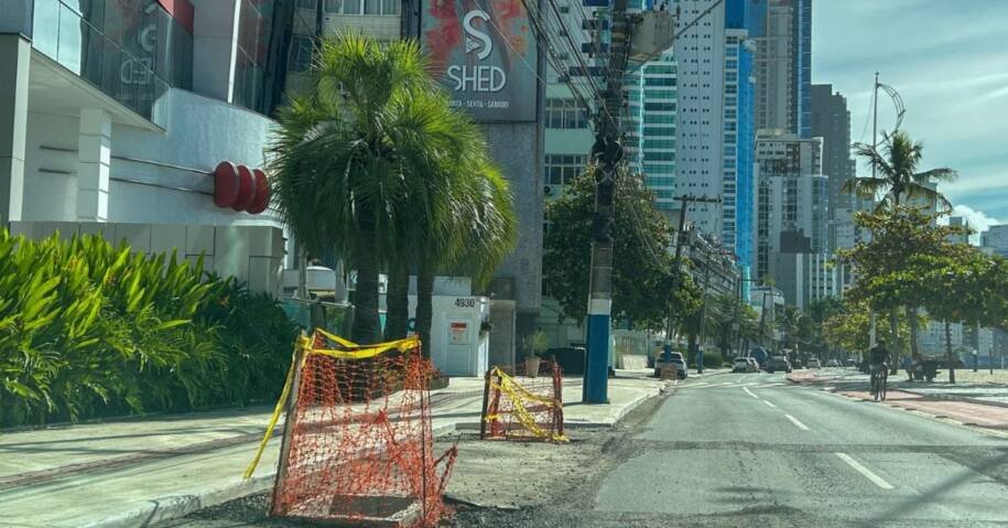 FJ Construtora avança com reurbanização da Praia Central e ligações de energia