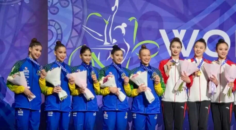 Geovanna Santos e Conjunto Brasileiro brilham e conquistam medalhas em Tashkent