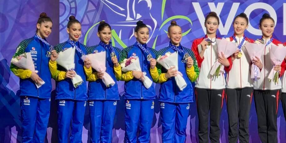 Geovanna Santos e Conjunto Brasileiro brilham e conquistam medalhas em Tashkent