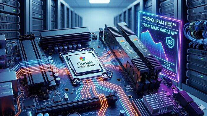 Google revela TurboQuant e provoca queda nas ações de empresas de memória