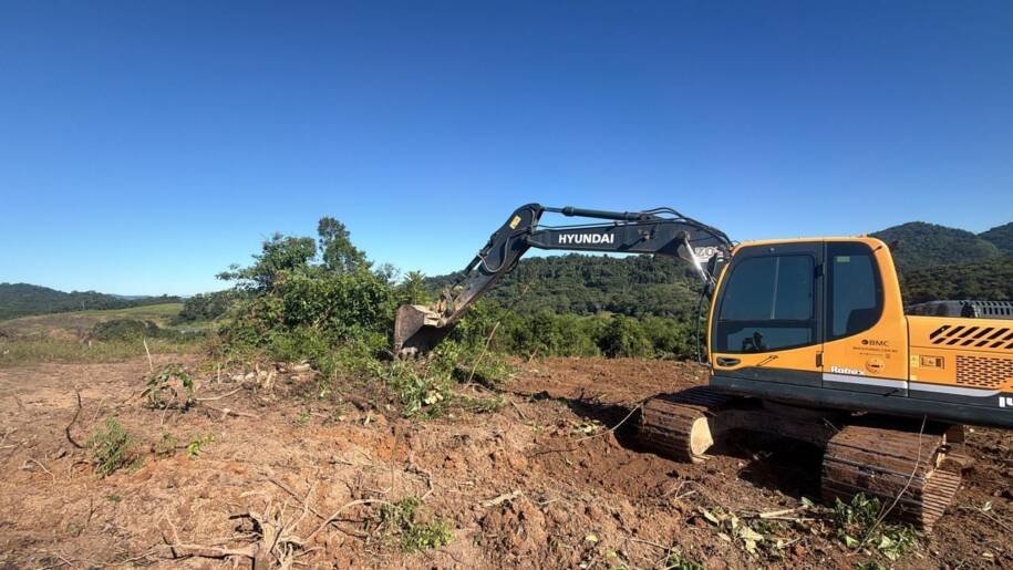 Governador Jorginho Mello retoma obras do prolongamento da Via Expressa em Blumenau