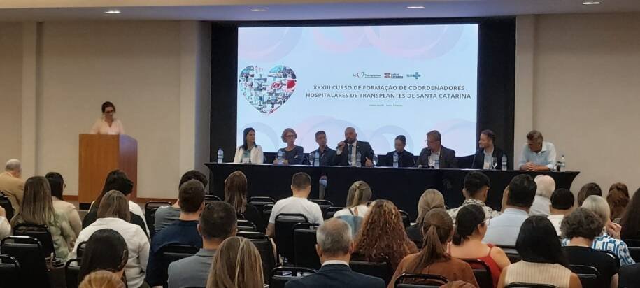 Governo de Santa Catarina inicia curso para coordenadores de transplantes e busca excelência