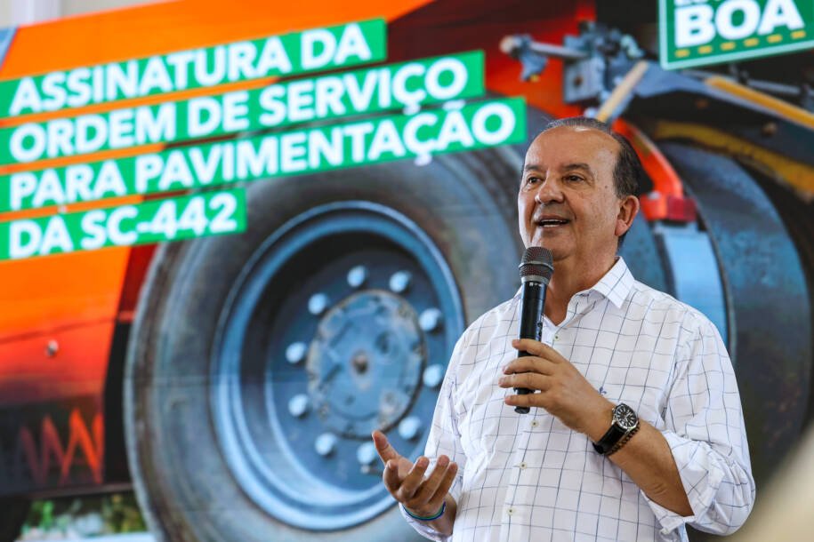Governo de SC autoriza pavimentação da SC-442 e promete melhorias na região