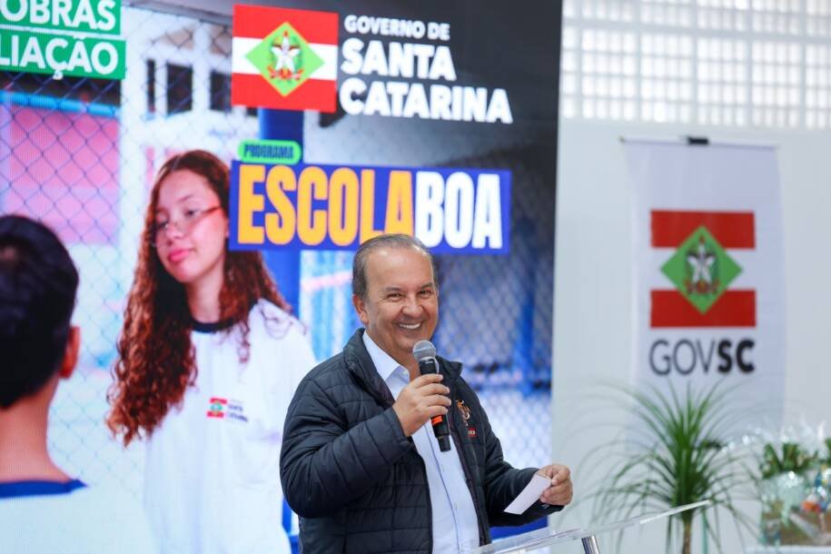 Governo de SC inaugura EEB Prof. João Boos em Guabiruba após 15 anos de espera