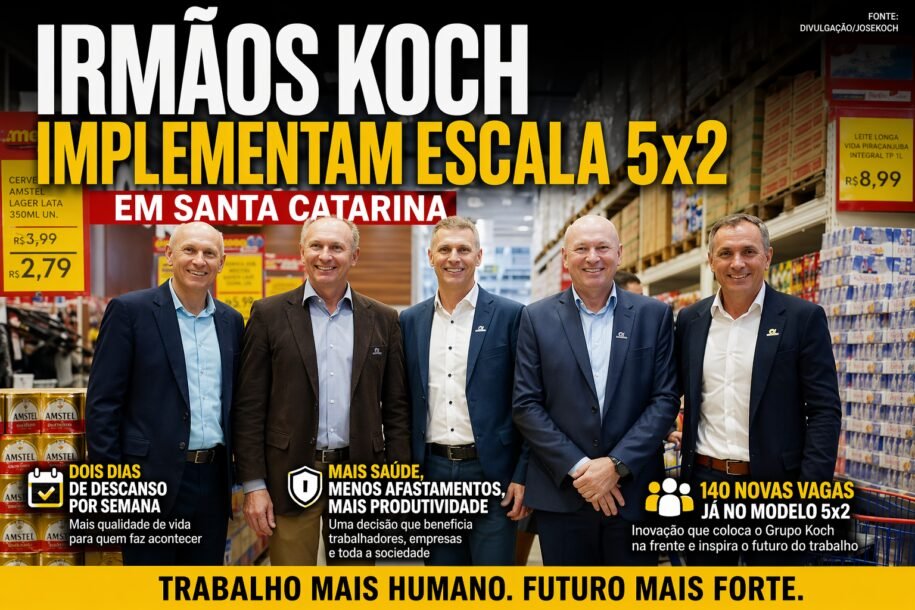 Grupo Koch adota escala 5×2 e impacta saúde mental de trabalhadores em SC