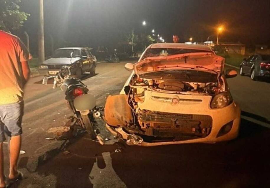 Homem é preso após acidente em Sidrolândia e foge sem prestar socorro