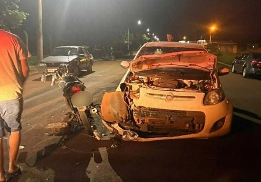 Homem é preso após acidente em Sidrolândia e foge sem prestar socorro